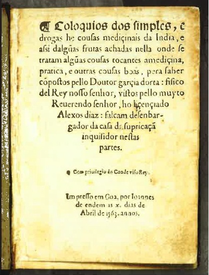 Ayurveda y la obra de García de Orta