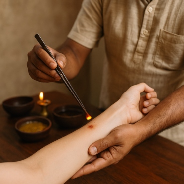 Agnikarma en Ayurveda. La aplicación de calor como tratamiento