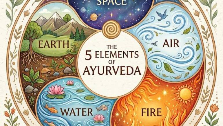 Teoría de los cinco elementos en Ayurveda